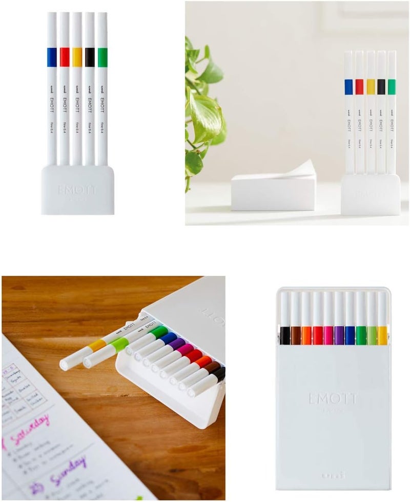 Uniball uni-ball Emott Ever Fineliner Markers - 10 Color Set - Image 5