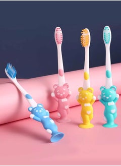Generic 4pcs Kids Cute Bear Toothbrush Set  - Image 5