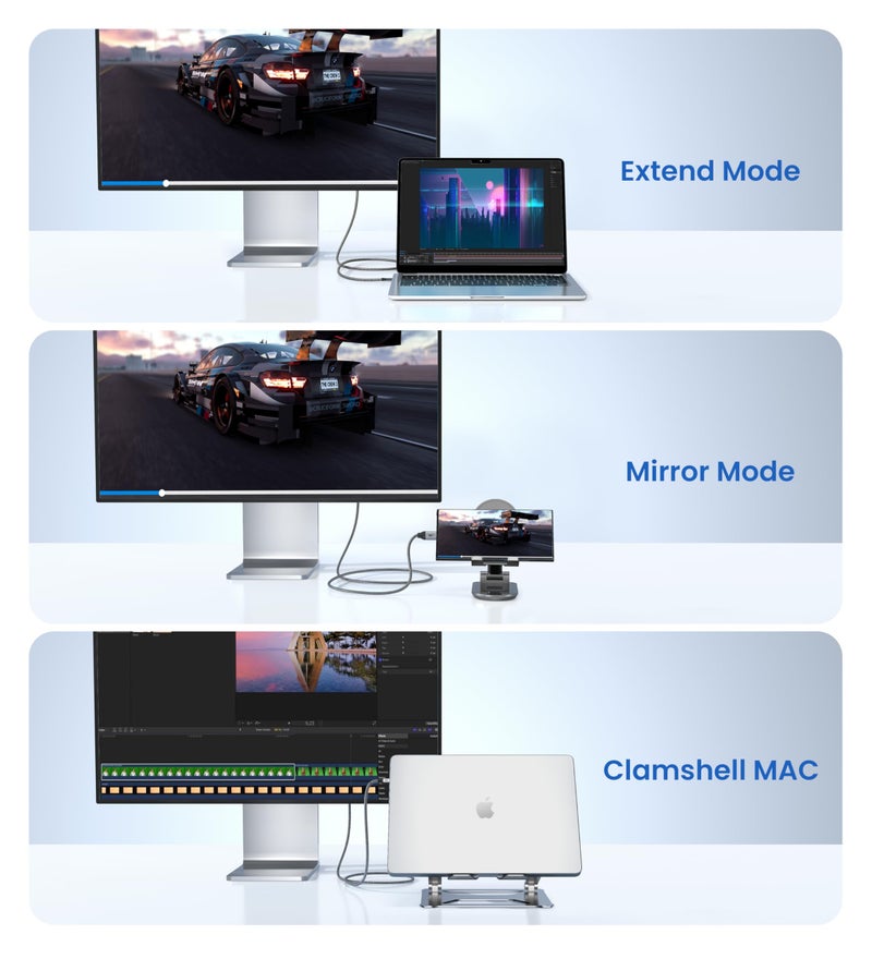 WARRKY USB C to HDMI Cable 4K 60Hz[Anti-Interference, Gold-Plated Plugs] Aluminum HDR Type-C to HDMI 2.0 Cord, Thunderbolt 3/4/5 Compatible for iPhone 15/16 Series, MacBook, iMac, iPad Pro, Galaxy-6ft - Image 5