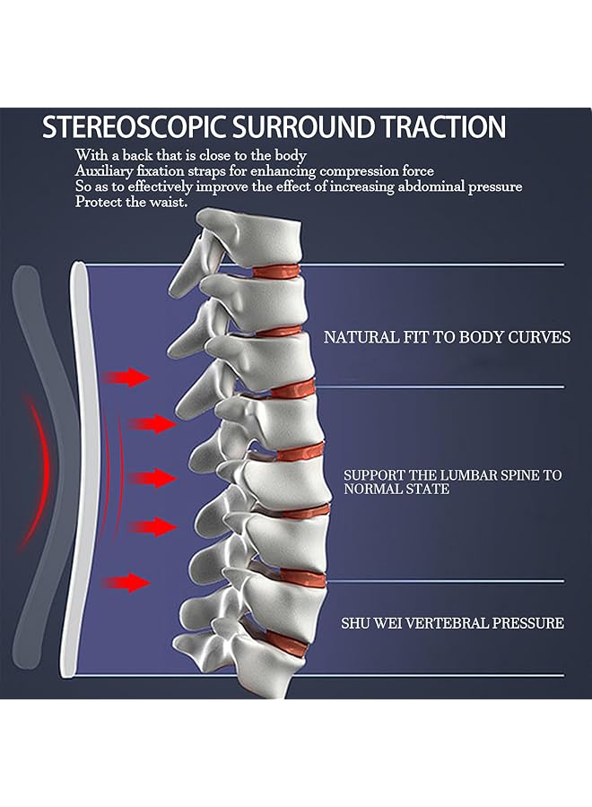 LINJIE Weight Lifting Belt Breathable waistband，Comfortable Lumbar & Back Support Auto Locking Weight Belt to Keep Body in Proper Shape Gym Belt for Squats Deadlift Cross Training - Image 5