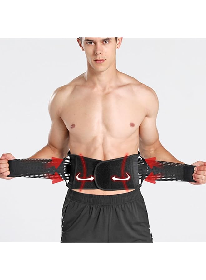 LINJIE Weight Lifting Belt Breathable waistband，Comfortable Lumbar & Back Support Auto Locking Weight Belt to Keep Body in Proper Shape Gym Belt for Squats Deadlift Cross Training - Image 1
