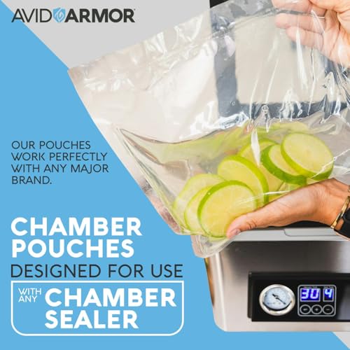 Avid Armor Chamber Vacuum Sealer Bags – 6x10" & 8x12" – 280 Pack – Heavy Duty Commercial Grade, BPA-Free Pouches for Sous Vide, Food Preservation, Meat Storage, Freezing, and Long-Term Storage - Image 5