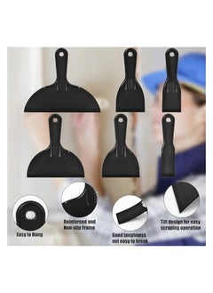 6 Pieces Plastic Putty Knife Set，Flexible Scraper Tool Plastic Spatula Paint Scrapers for Spackling, Patching, and Painting Wall - pzsku/Z5834C786AA7F349B0C95Z/45/_/1740218462/fc0ad764-9a5d-47b6-aa9b-e8b13703e27d