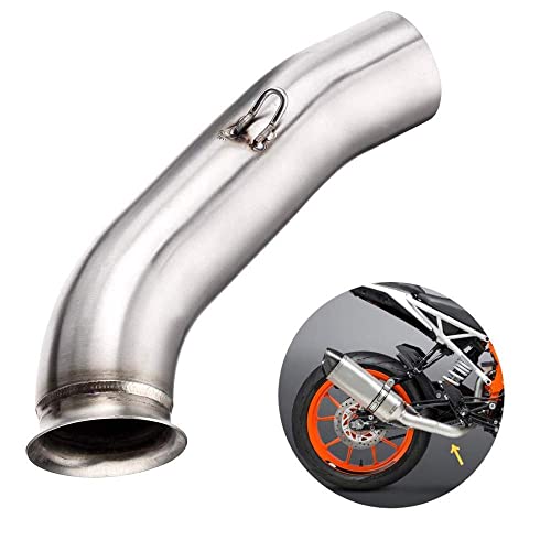 OBEROI'S TRADERS Traders Exhaust Muffler Mid Bend Pipe For Ktm Rc 390, Ktm Duke 125/250/ 390 (2017-2018 Models) - Image 1