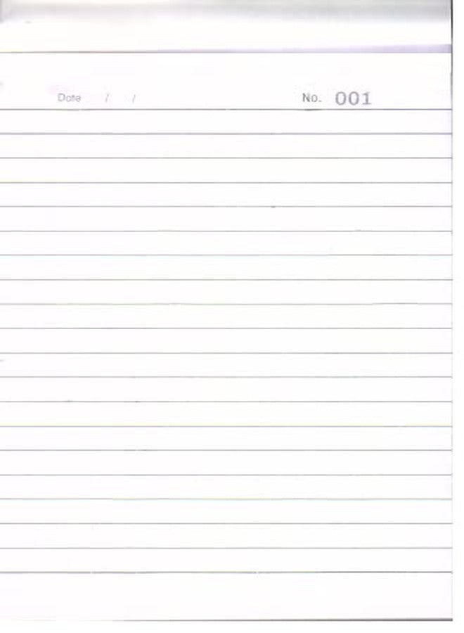 FIRST CLICK دفاتر نسخ من فيرست كليك، دفتر أصلي + دفتر نسخة، رقم: 00، عدد الصفحات: 100، المقاس: 11 × 18 سم، مجموعة من قطعتين - Image 2