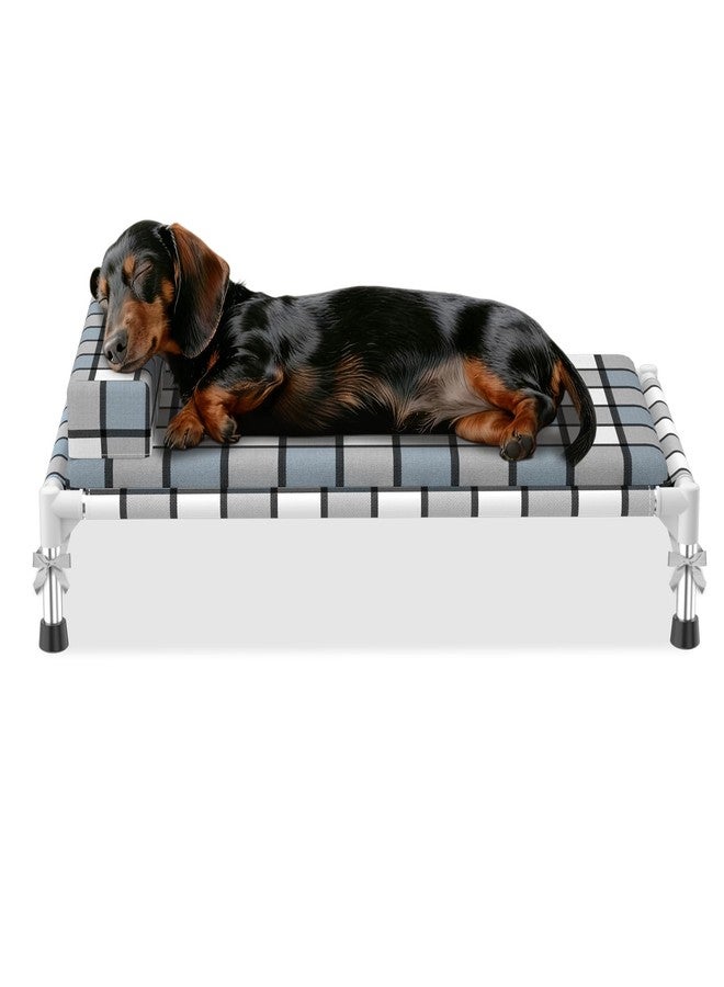 Caghash Elevated Raised Dog Bed Mat - Elevated Dogs Bed with Cushion & Bolster Raised Pet Mat Couch Bed with Pillow & Mat for Indoor Outdoor ((M-)) - Image 1