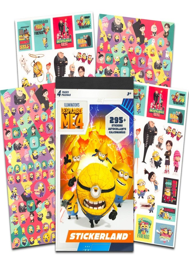 Minions Stickers for Kids - Bundle with 590+ Despicable Me Stickers Pack for Party Supplies, Party Favors, Birthdays, More | Despicable Me Minions Party Decorations Set - Image 3