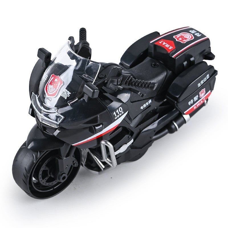 Children And Boys Inertia Motorcycle Toy Car Model Decoration Ornaments Fall-Resistant Stall Toys Kindergarten Gift - Image 1