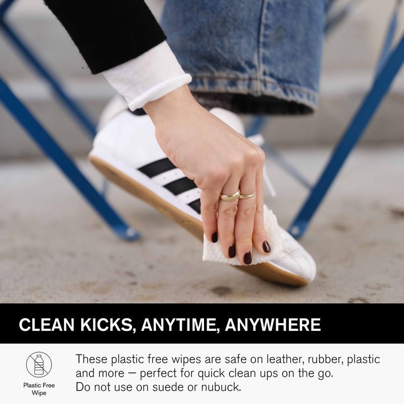 Jason Markk Quick Wipes, Shoe Cleaner, 30 Pack, Individually Packed, Sneaker Care, Ideal for Footwear, Safe for Leather, Suede, Nubuck, Cotton, Knits - Image 4