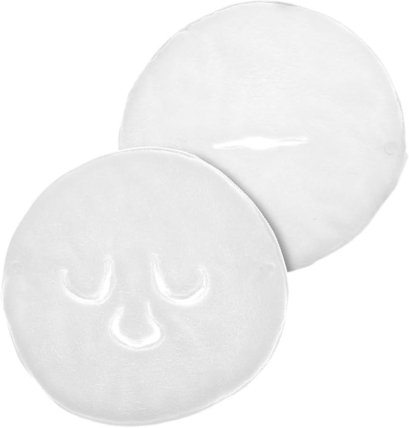 Coral Fleece Face Towels For Warm Compress And Facial Steaming Spa Set 2 Pcs - Image 1