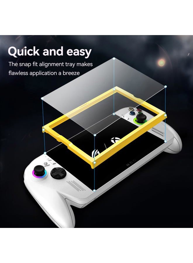 ivoler 3-Pack Matte Screen Protector for ROG Xbox Ally/ROG Xbox Ally X Handheld 2025, Tempered Glass with Easy Installation Tool, Anti-Scratch, Anti-Bubble - Image 2