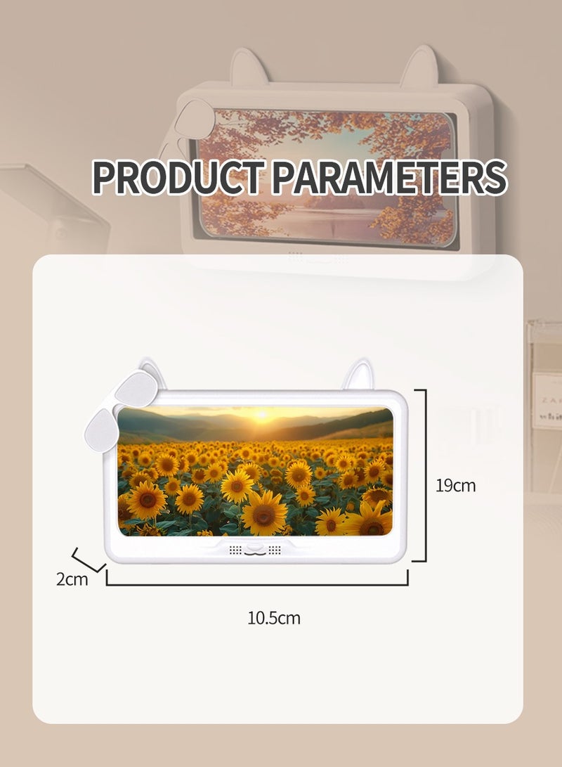 Universal Waterproof Phone Holder for Shower - 360° Rotating with High Sensitivity Touchscreen | Anti-Fog & Clear View Design | Fits All 4-6.8 inch Devices (Wall/Mirror Mount) - Image 3