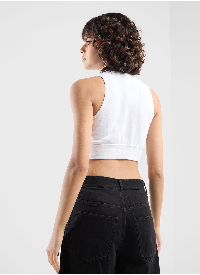 Nike - Nsw Fitted Cropped Tank - Image 1