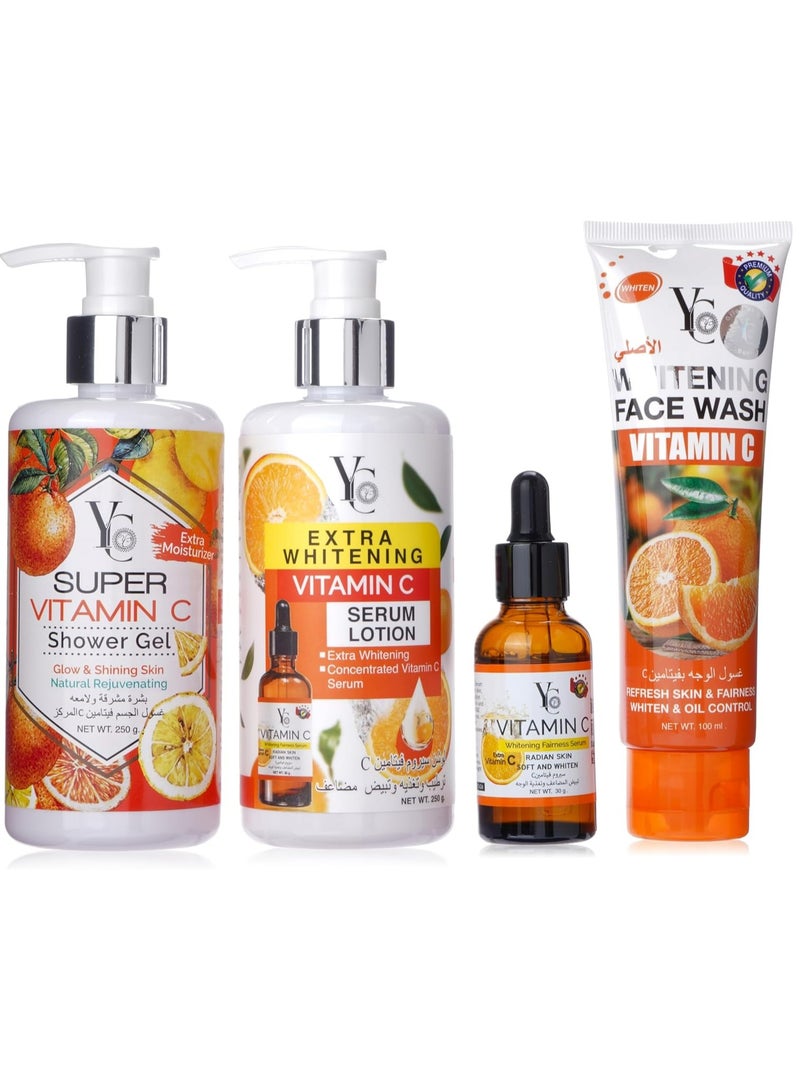 واي سي مجموعة فيتامين سي المرطبة المثالية - 4 عبوات - Image 2
