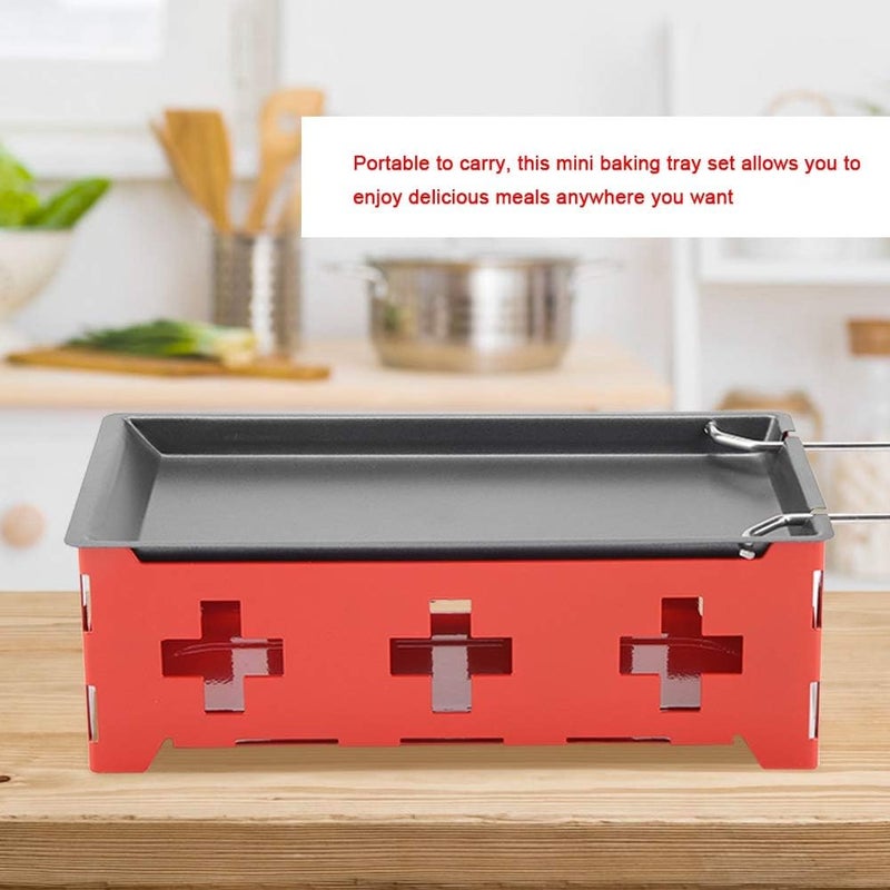 klarako Raclette, Mini Non Stick Butter Baking Board, Suitable For Melting Cheese Or Making Barbecue(#1) - Image 4