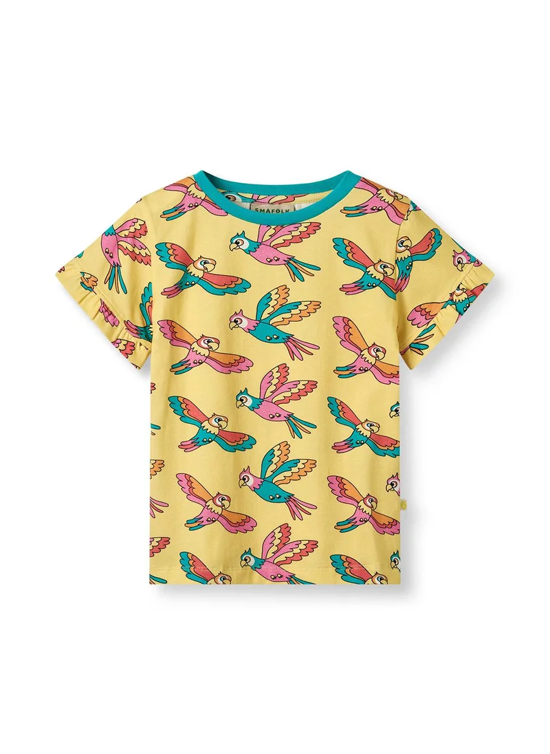سموفولك T-shirt with parrots