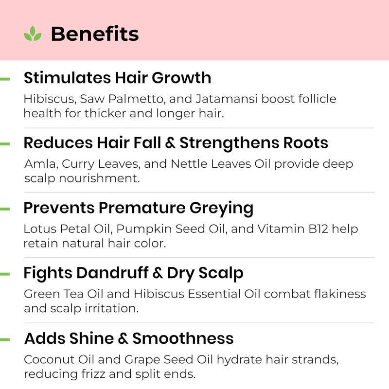 Avimee Herbal Javakusum Hibiscus Hair Oil  For Soft  Silky Texture  Loaded with Vitamin C Flavonoids Amino Acids Mucilage Fiber and Antioxidants  100 mL  Pack of 2 - Image 3