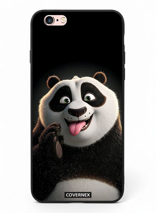 Covernex Apple iPhone 6s Protective Case Cover Printed Featuring Kung Fu PAnda Playful Expression - Image 2
