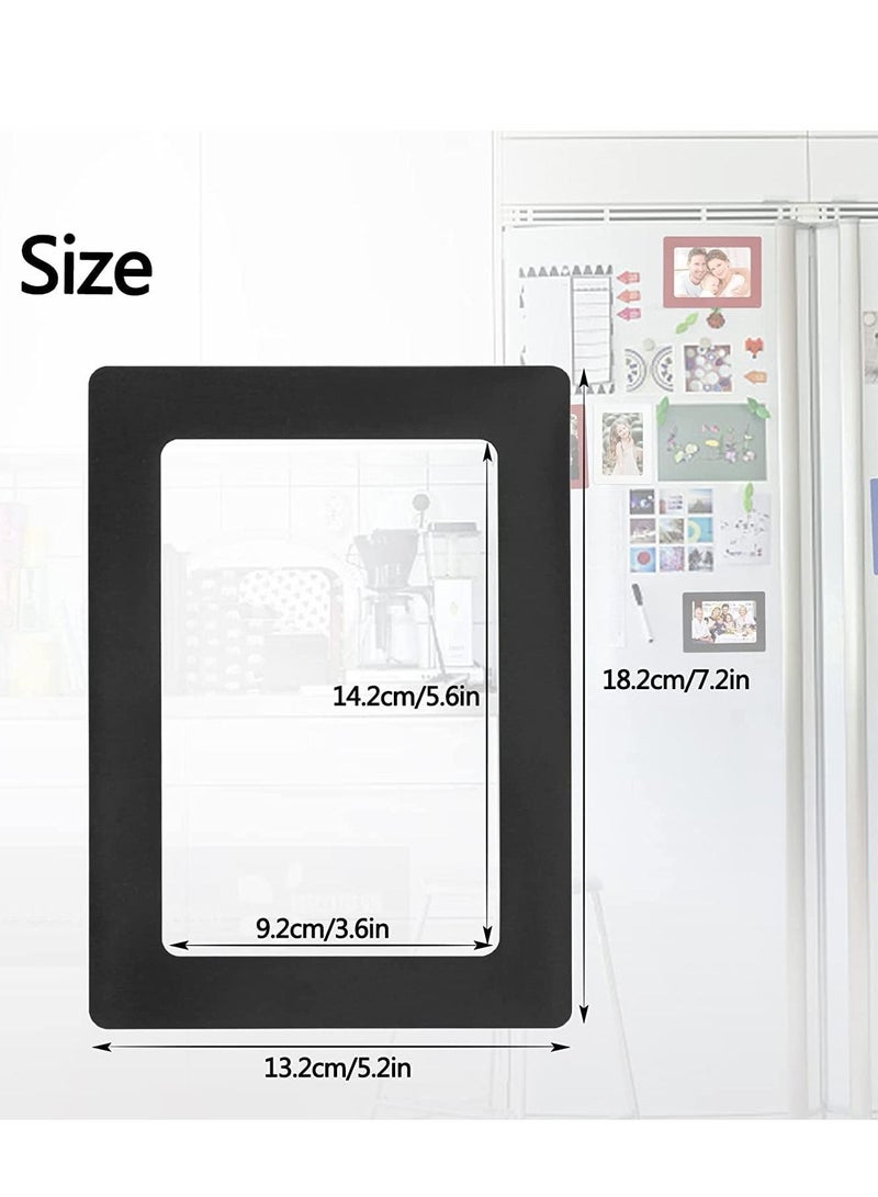Picture Frame 4x6, 5 Pack Magnetic Photo Frames for Refrigerator, Magnetic Picture Frames suitable for Fridge, Dishwasher, Locker and Office Cabinet, Horizontally or Vertically - Image 5