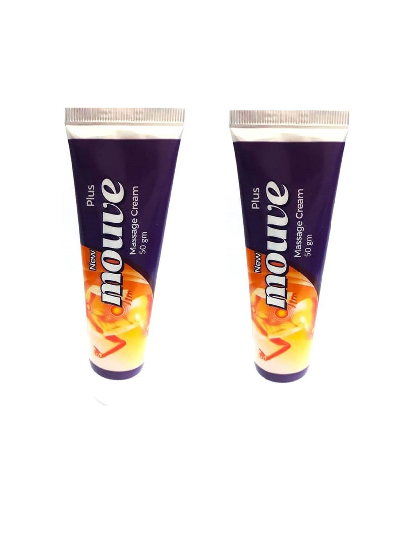 MOUVE New Mouve  Plus Massage Cream 50 gm(2 Pieces)  - Image 2