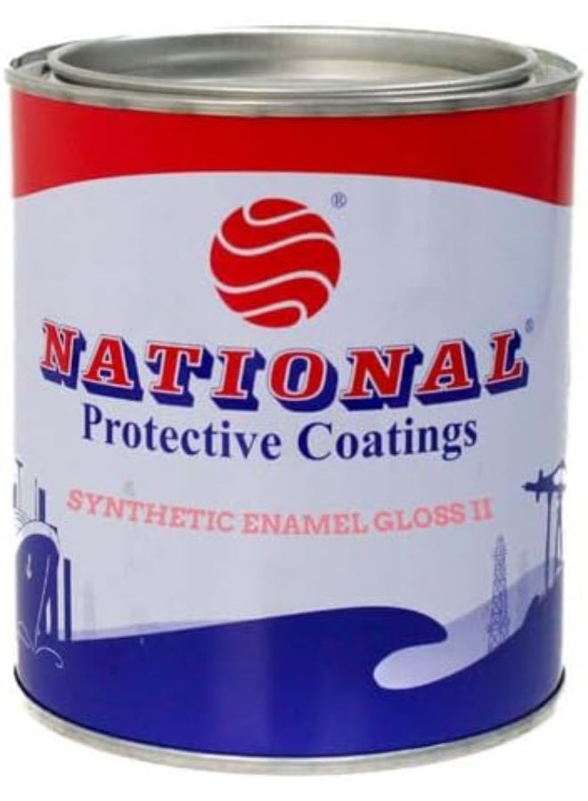 NATIONAL PAINTS Synthetic Enamel Gloss Ii 1 Liter 293 Silver Grey