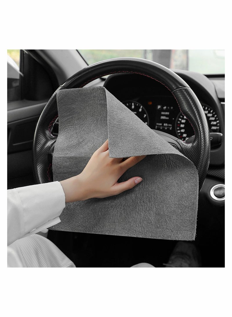 10 Pack Thick Microfiber Cleaning Cloths Streak Free Reusable Towels for Kitchen Bathroom Car and Glass Cleaning  - Image 2