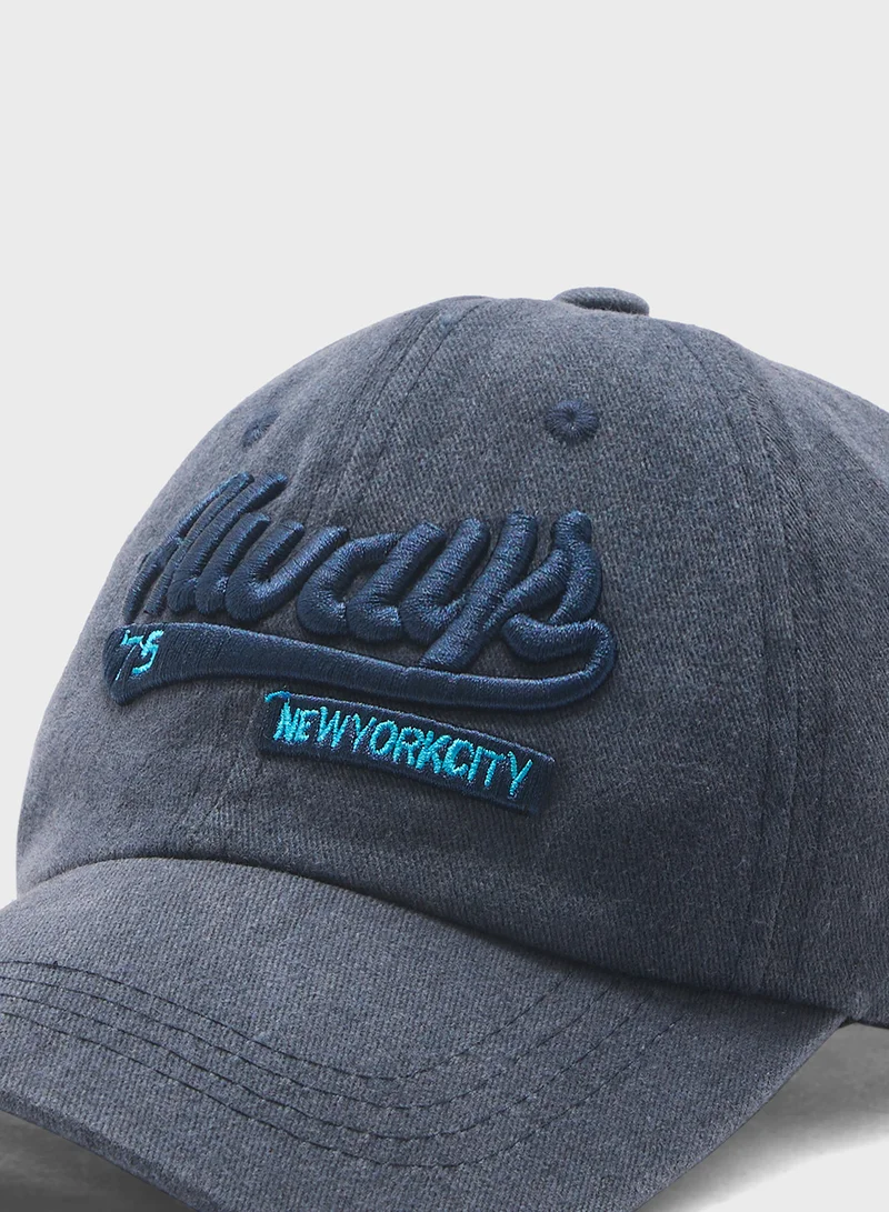 Seventy Five Embroidered Casual Cap