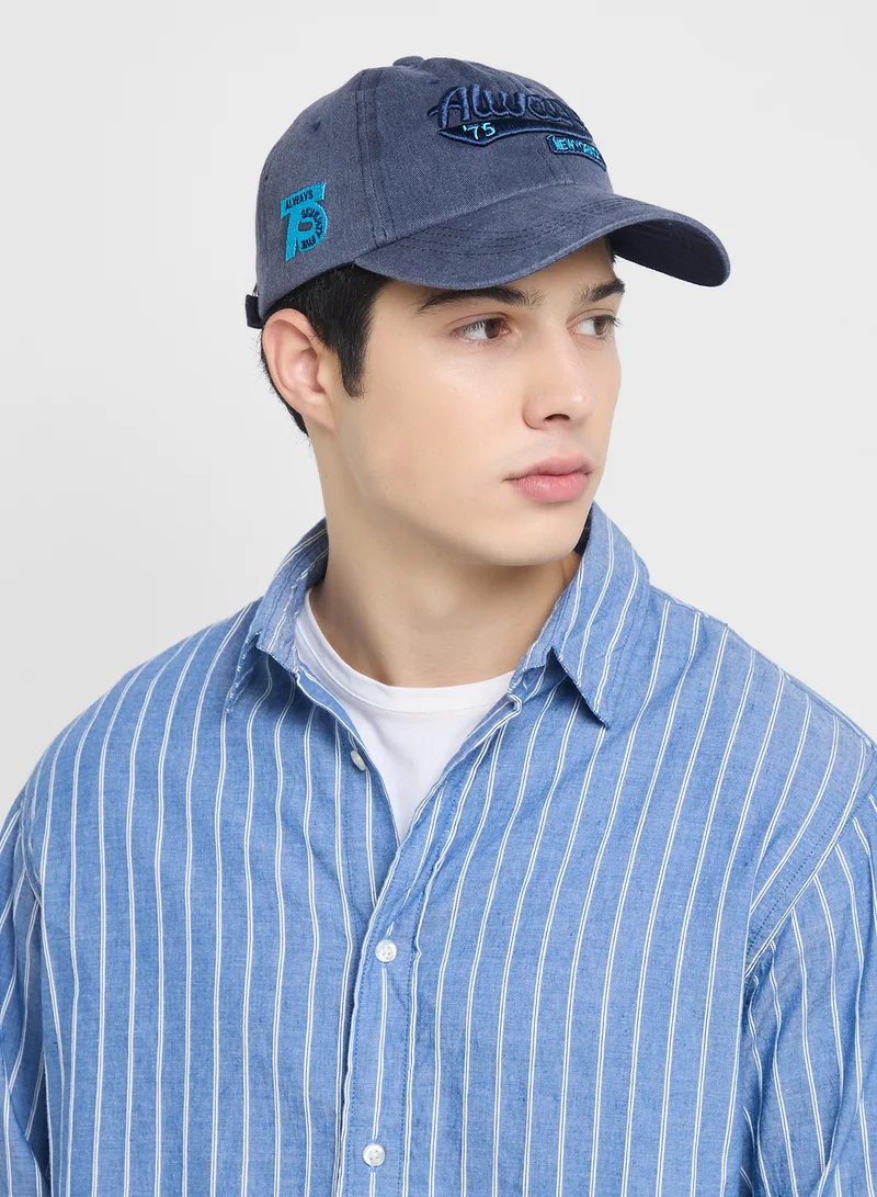 Seventy Five Embroidered Casual Cap
