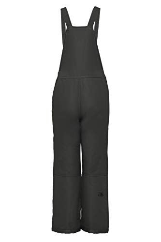 SkiGear Kids Insulated Snow Bib Overalls, Charcoal, X-Large - Image 2