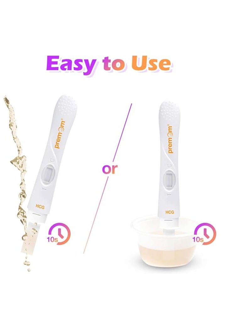 PremOn - Premom Pregnancy Test Midstream: Early HCG Detection Strips, 3-Pack - Image 1