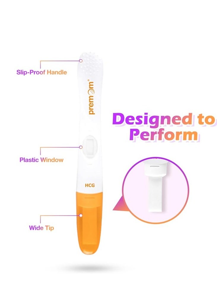 PremOn - Premom Pregnancy Test Midstream: Early HCG Detection Strips, 3-Pack - Image 1