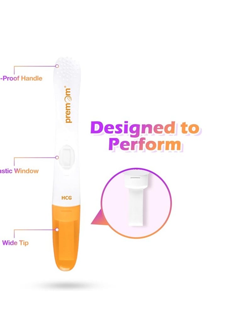 PremOn - Premom Pregnancy Test Midstream: Early HCG Detection Strips, 3-Pack - Image 1