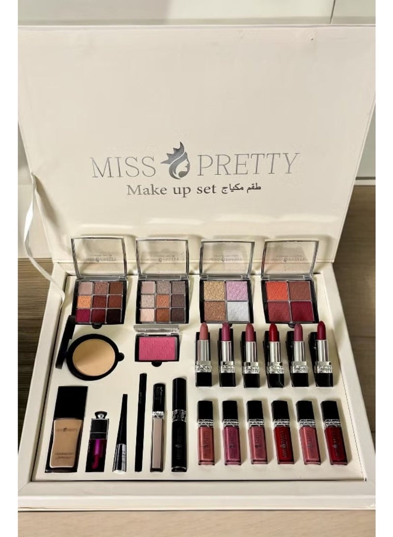 MISS PRETTY Luxury 24-piece makeup box set for a charming and complete look - Image 1