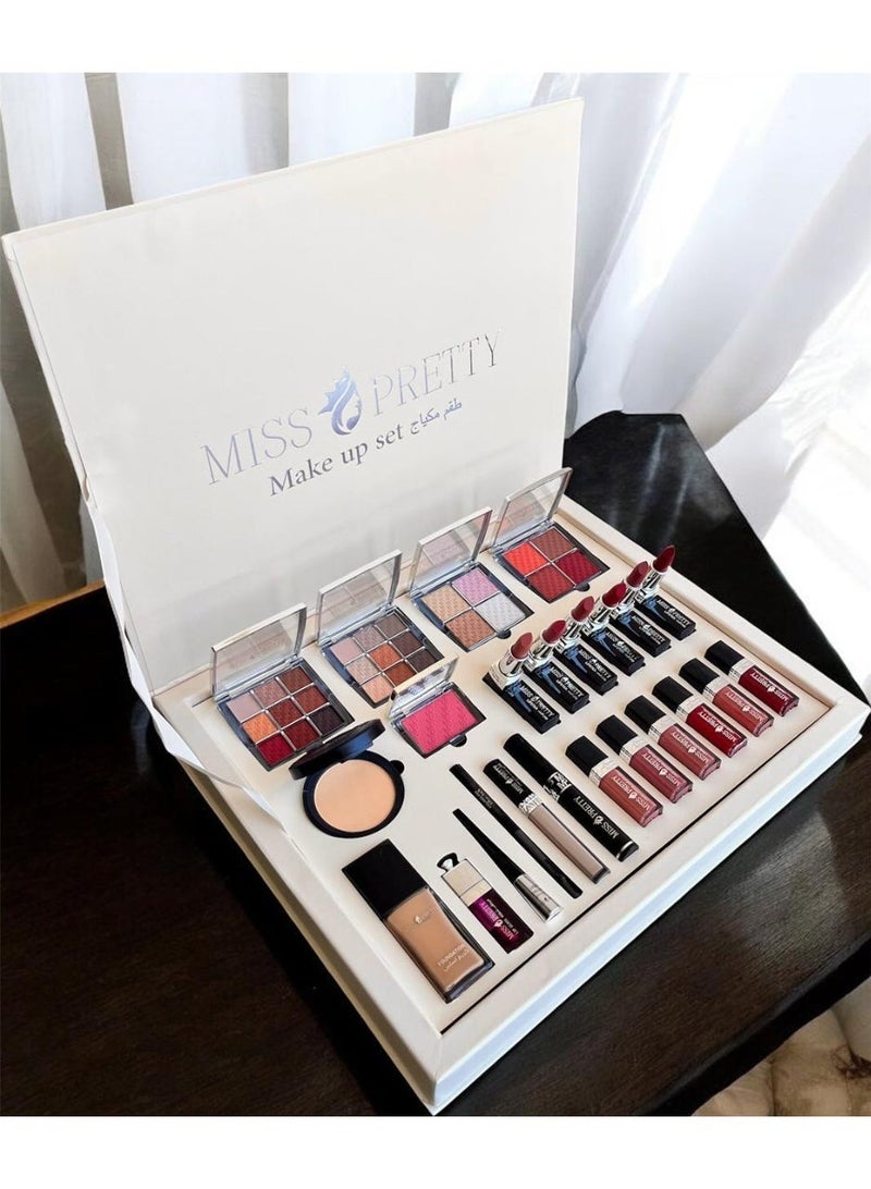 MISS PRETTY Luxury 24-piece makeup box set for a charming and complete look - Image 4
