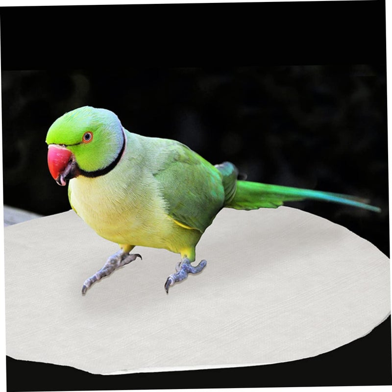 Absorbent Bird Cage Liner Pads 32x32cm Non Woven for Parrots Parakeets Clean Cage 100 Pack - Image 4