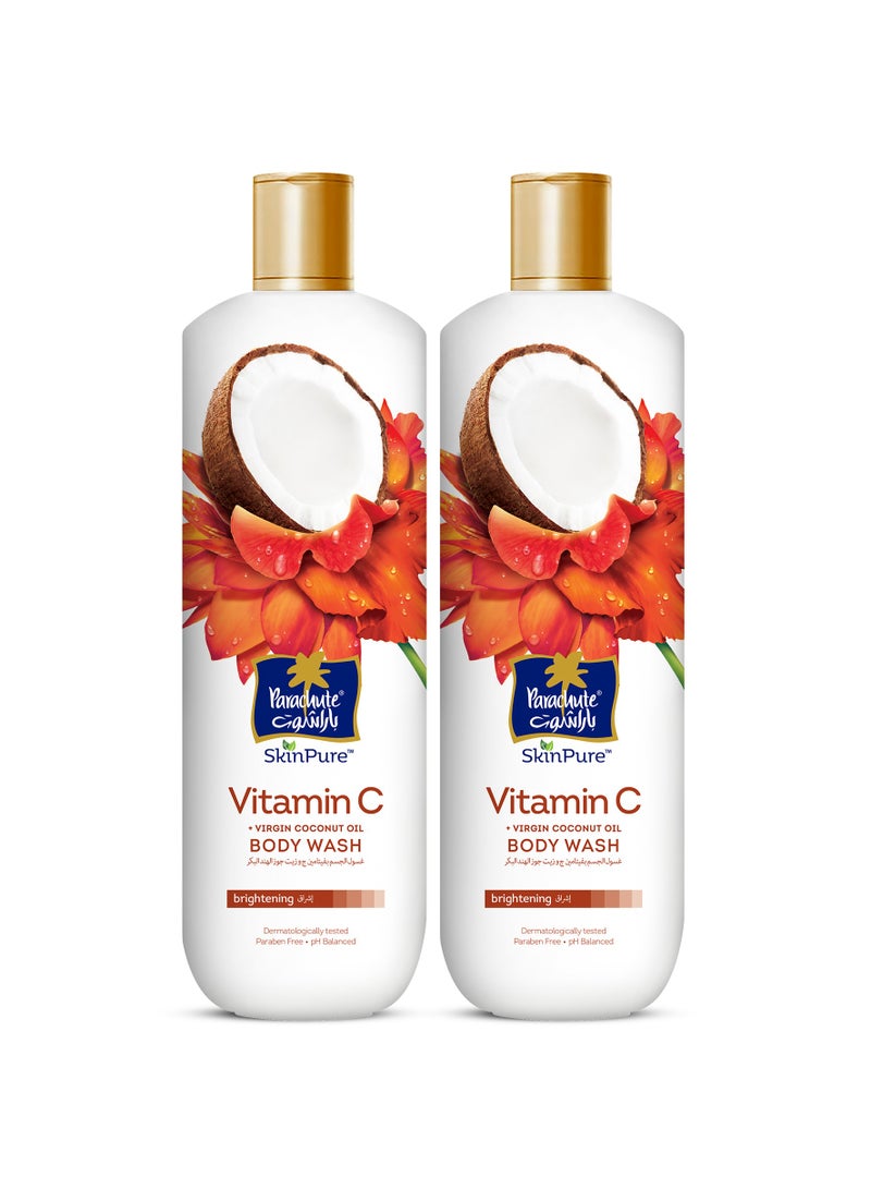 Parachute Skin Pure Body Wash Vitamin C Twin Pack