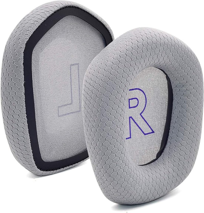 defean Dust tight seal G733 Earpads - Replacement Ear Cushion Cover Compatible with Logitech G733 G 733 Lightspeed Wireless Gaming Headset (Gray) All usage compatible - Image 1