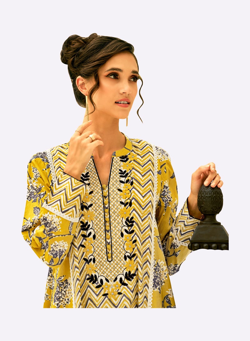 Sara Arabia جلابية سارة العربية المنسوجة بالزهور - Image 3