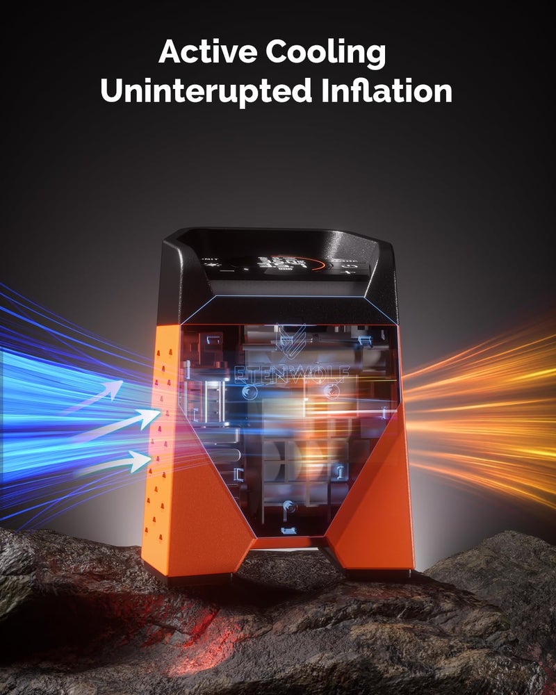 ETENWOLF ZEPHYR S3 Portable Tire Inflator - Image 4