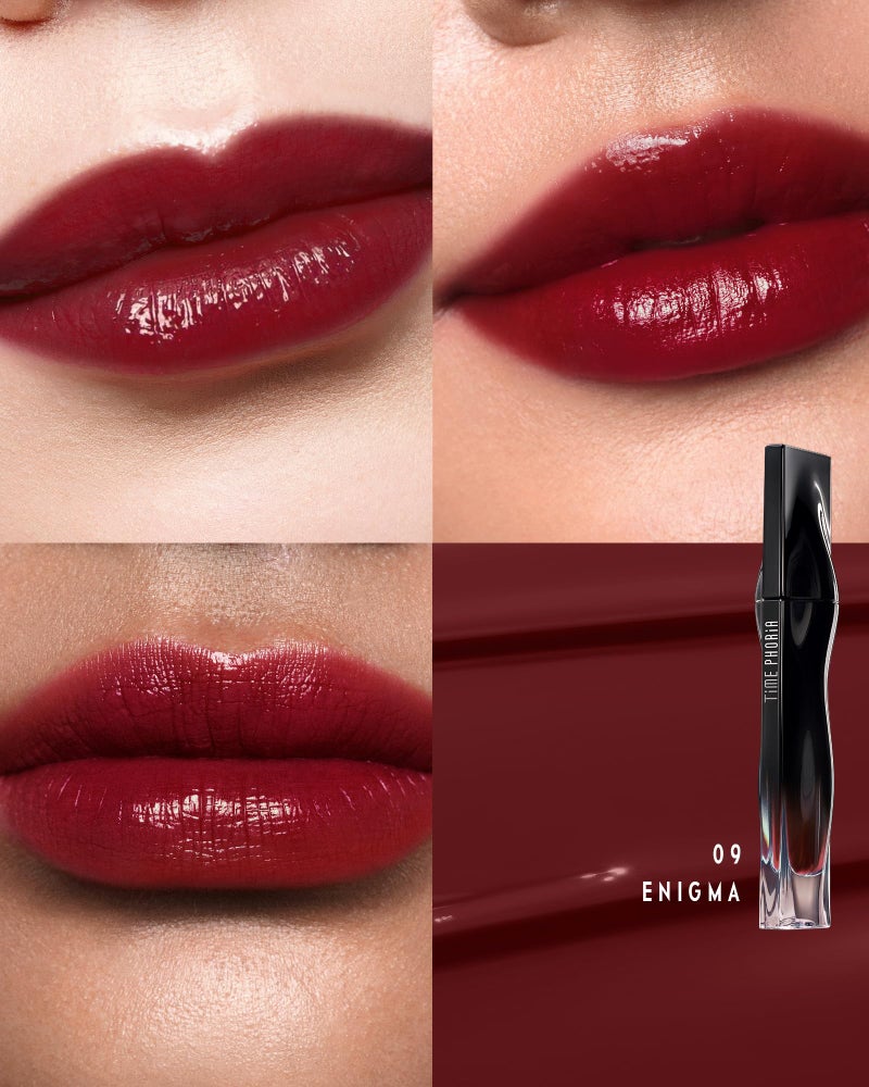 TIMEPHORIA Stellar Dust Lip Stain 09 Enigma, Transfer-Proof & Smudge-Proof Lip Gloss, Deep Red Brown Tinted Glossy Finish, High-Pigment Vibrant, Hydrating Lightweight Long-Lasting Lip Makeup for Women - Image 2