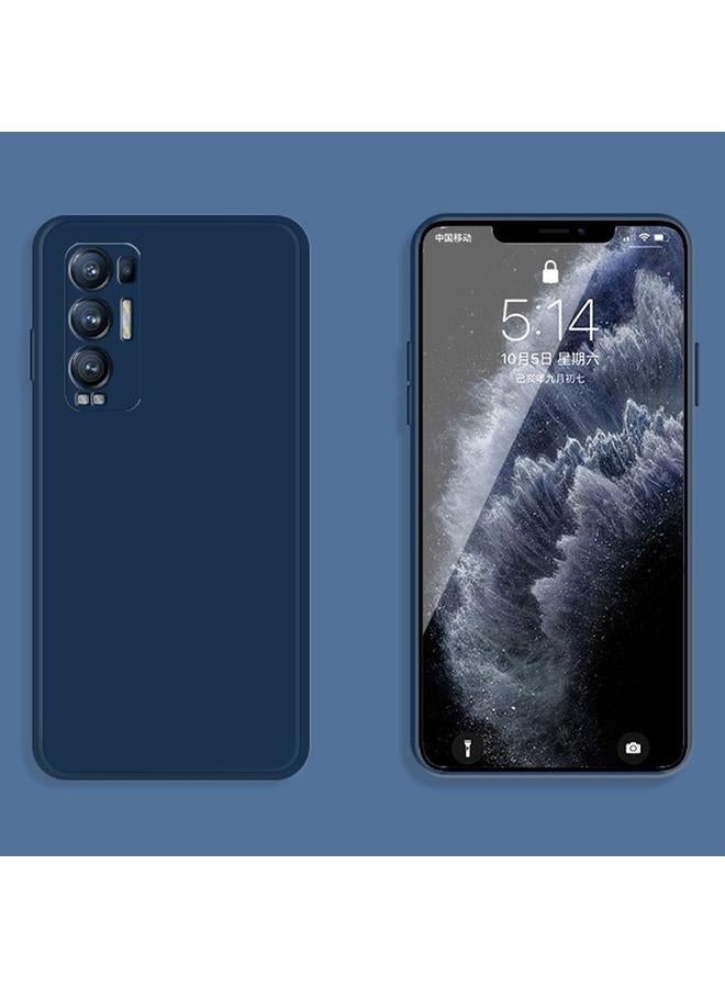 S-TOP Case For OPPO Reno5 Pro+ Solid Color Imitation Liquid Silicone Straight Edge Dropproof Full Coverage Protective Case - Image 2