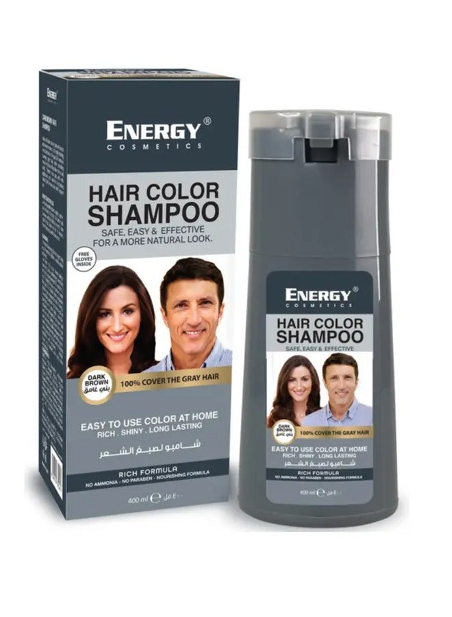 Energy Black Color Shampoo 400Ml