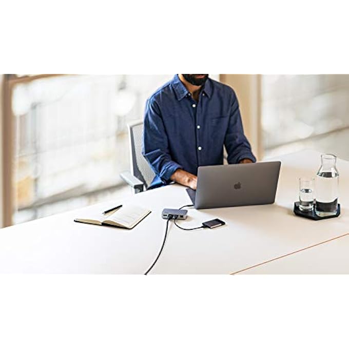 elgato محطة THUNDERBOLT 3 MINI - مع كابل THUNDERBOLT مدمج، 40 جيجابت/ثانية، دعم مزدوج 4K، USB 3.1 جين 1، إيثرنت جيجابت - Image 2