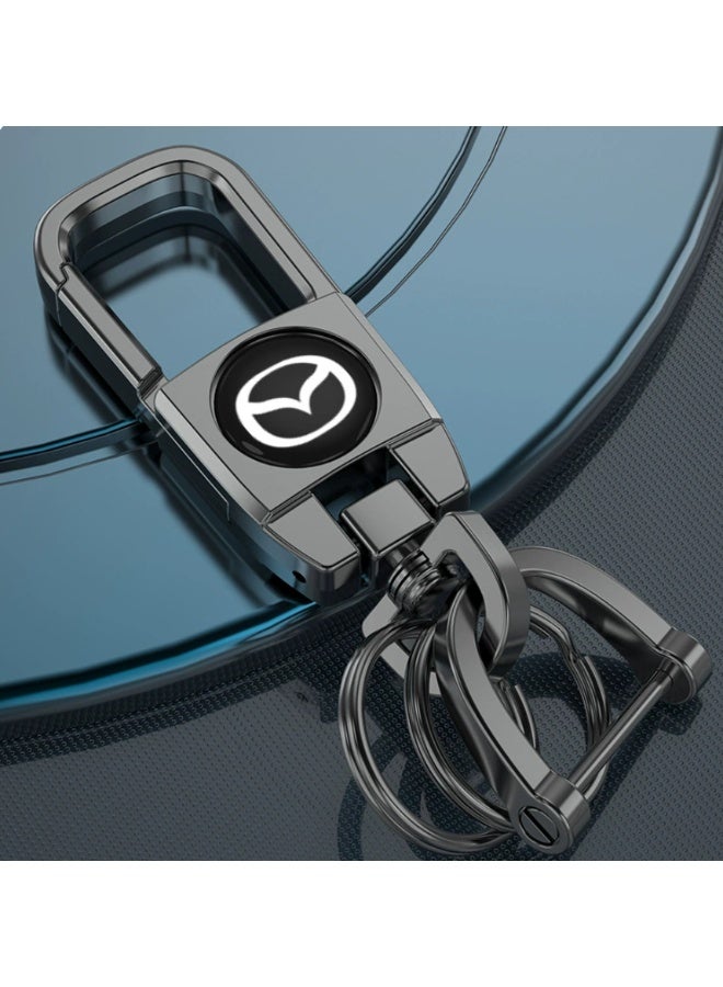 mazda Premium Keychain  Screw Lock Car keychain-mazda - Image 1