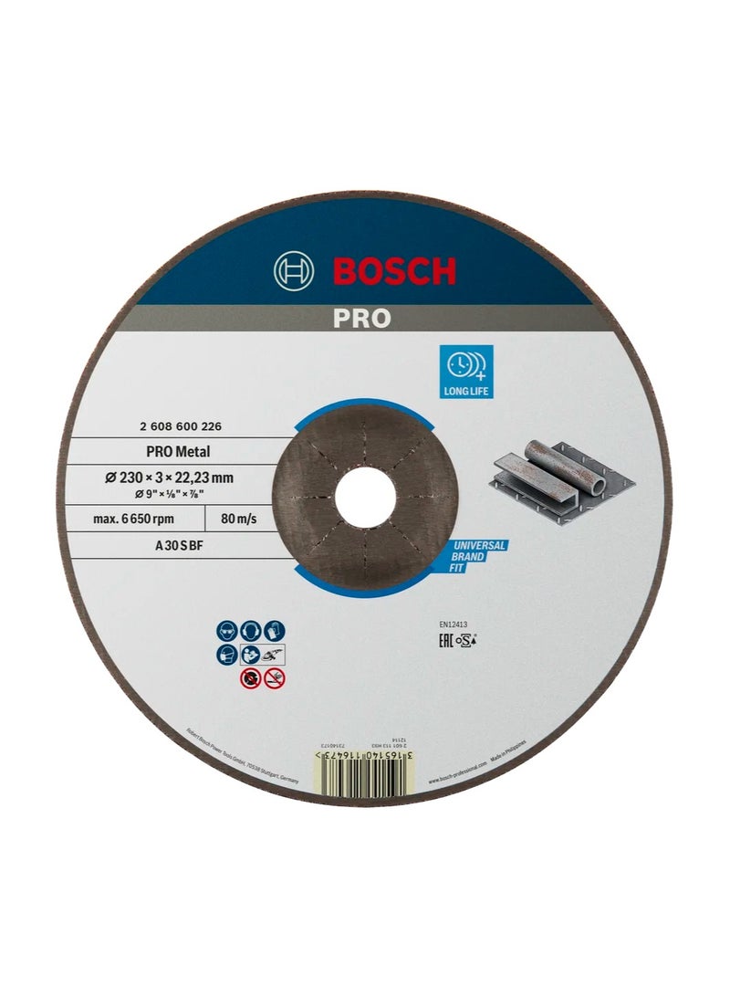 Bosch Cutting Disc 9" (230mm) – Made in Slovenia – 2608600226 - Image 1