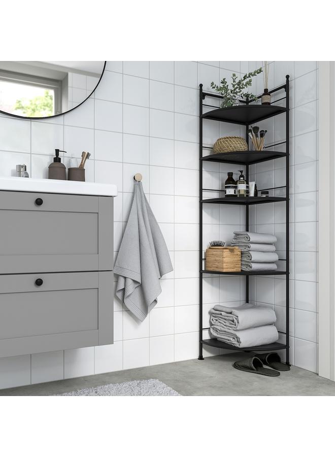 إيروريكس وحدة رفوف زاوية، أسود، 35×156 سم - Image 2