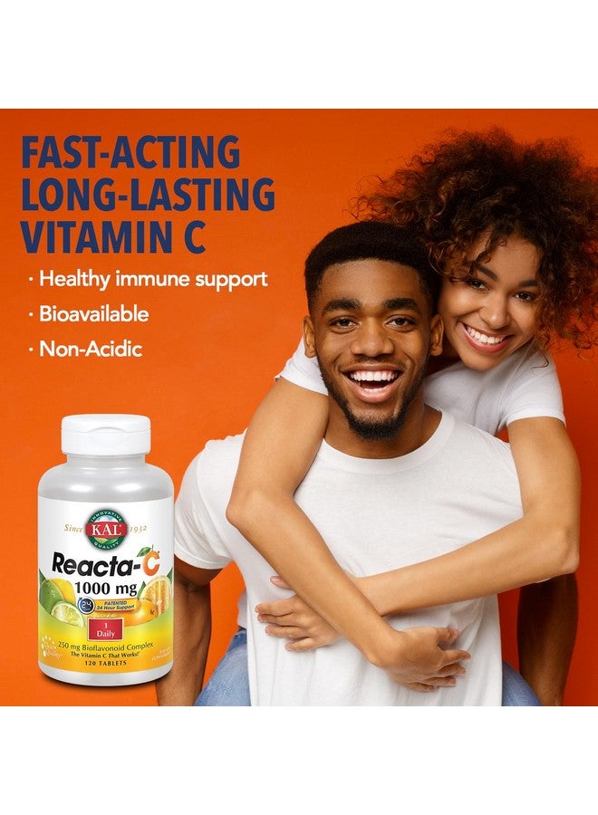 KAL Reacta-c with Bioflavonoids Tablets, 120 Count - Image 3