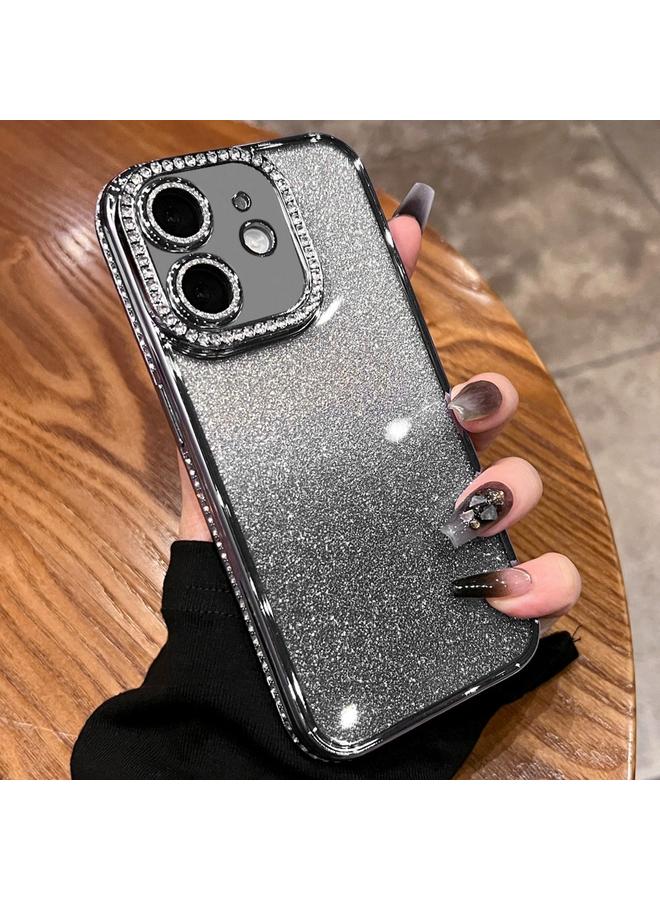 اس-توب جراب لهاتف iPhone 11 من مادة TPU اللامعة ذات التدرج الماسي - Image 1