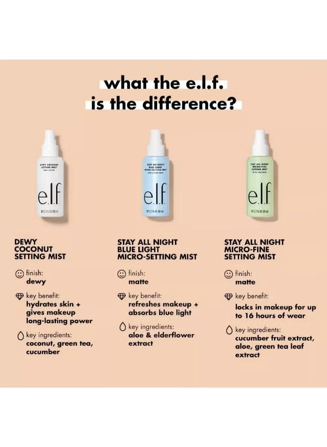 elf Stay All Night Micro Fine Setting Mist 80ml - Image 4