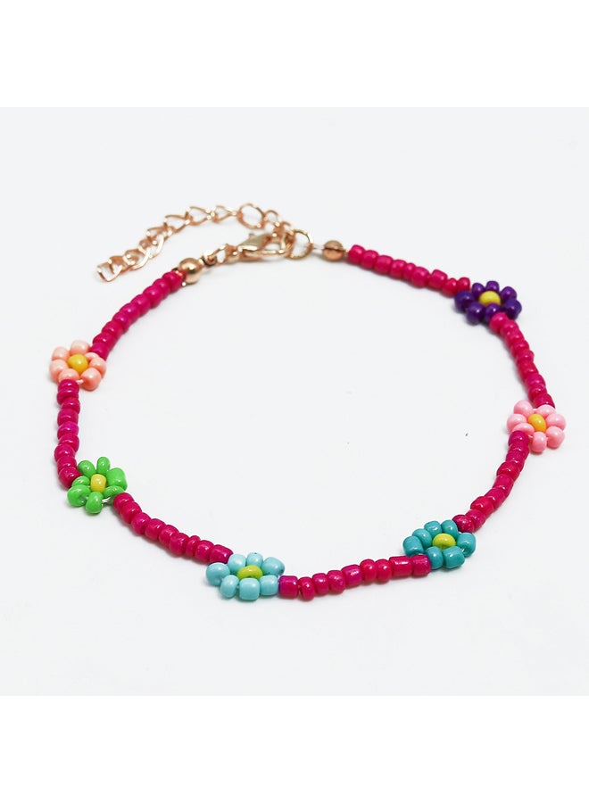 Fluffy Anklet attractive & Hot Colors-Purple